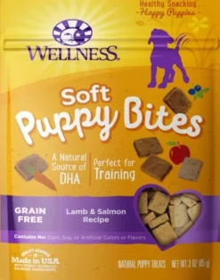 Wellness Soft Puppy Bites Lamb & Salmon Recipe Dog Treats