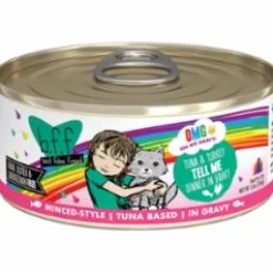 Weruva BFF OMG TELL ME Tuna Canned Cat Food - 5.5 Oz - Case of 8
