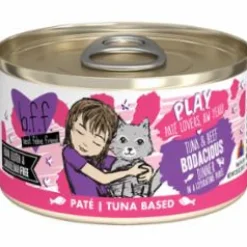 Weruva BFF PLAY BODACIOUS Tuna Pate Canned Cat Food - 2.8 Oz - Case of 12