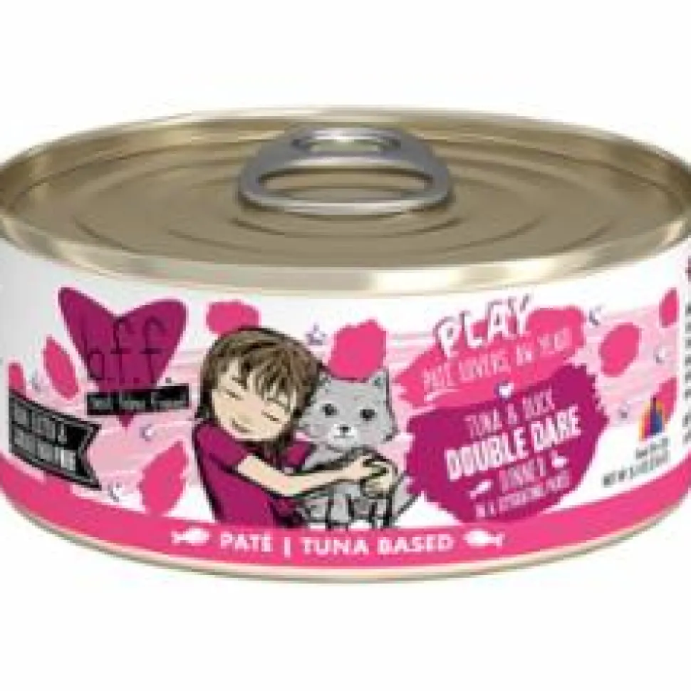 Weruva BFF PLAY DOUBLE DARE Tuna Pate Canned Cat Food - 5.5 Oz - Case of 8