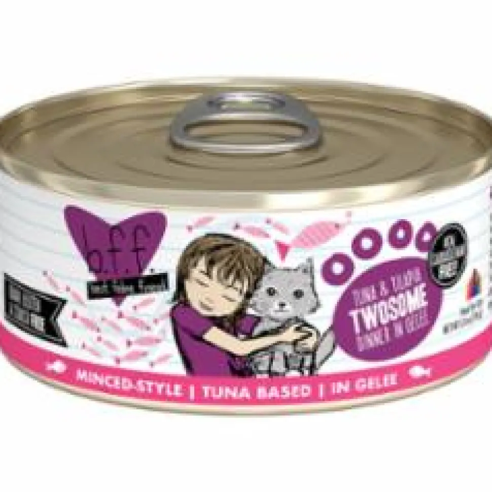 Weruva BFF TWOSOME Tuna Tilapia Canned Cat Food - 5.5 Oz - Case of 24