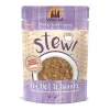 Weruva Cat Stew Too-Hot-to-Handle Chicken Duck and Salmon Wet Cat Food - 3 Oz Pouch - Case of 12