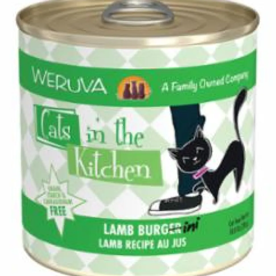 Weruva Cats in the Kitchen Lamb BURGINI Canned Cat Food - 10 Oz - Case of 12