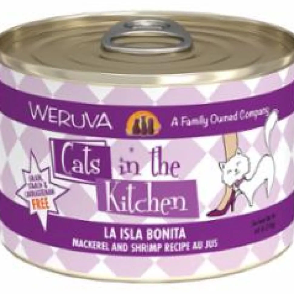 Weruva Cats in the Kitchen LA ISLA BONITA Canned Cat Food - 6 Oz - Case of 24