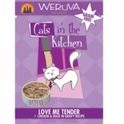 Weruva Cats in the Kitchen LOVE ME Tender Wet Cat Food - 3 Oz Pouch - Case of 12