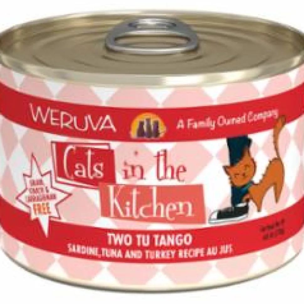 Weruva Cats in the Kitchen TWO TU TANGO Canned Cat Food - 6 Oz - Case of 24
