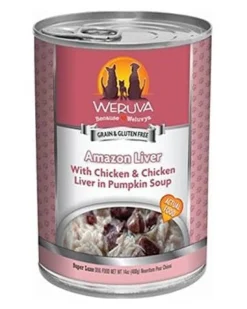 Weruva Dog Amazon Liver Canned Dog Food - 5.5 Oz - Case of 24
