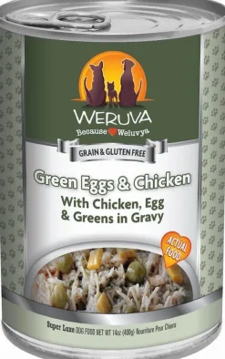 Weruva Green Eggs Chicken Canned Dog Food - 14 Oz - Case of 12