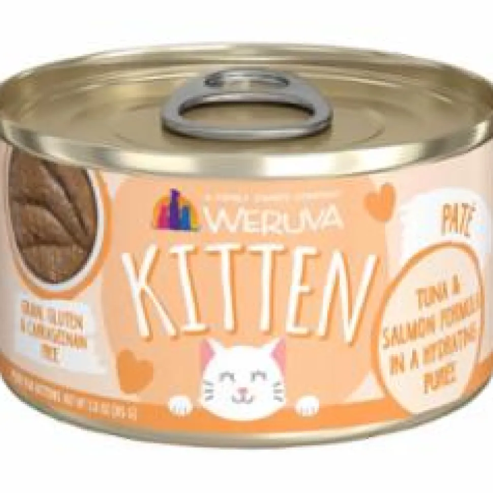 Weruva Kitten Puree Tuna and Salmon Canned Cat Food - 3 Oz - Case of 12