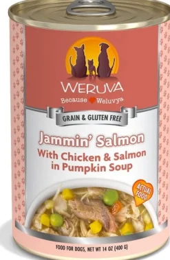 Weruva Meals N' More JAMMIN SALMON Wet Dog Food - 3 Oz Tub - Case of 12