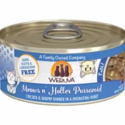 Weruva Pate Meow's and Hollar Purramid Canned Cat Food - 5.5 Oz - Case of 8