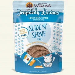 Weruva Slide and Serve Jeopurrdy Wet Cat Food - 2.8 Oz - Case of 12