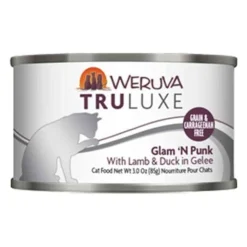 Weruva TruLuxe Glam N' Punk Canned Cat Food - 3 Oz - Case of 24