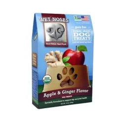 Wet Noses Treats Grain-Free Apple & Ginger Crunchy Dog Treats - 14 oz Box
