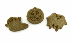 Wet Noses Treats Howlin' Goodies Pumpkin Small Bone BULK Crunchy Dog Treats - Case of 10 lb
