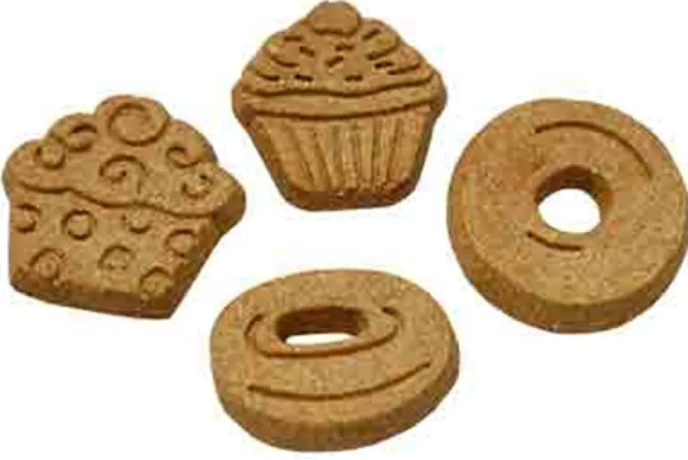 Wet Noses Treats Howlin' Goodies Cranberry Cupcake Doughnut BULK Crunchy Dog Treats - Case of 10 lb