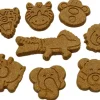 Wet Noses Treats Howlin' Goodies Sweet Potato Jungle Animals BULK Crunchy Dog Treats - Case of 10 lb