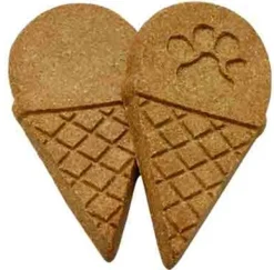 Wet Noses Treats Howlin' Goodies Carob Chip Ice Cream Cones BULK Crunchy Dog Treats - Case of 10 lb