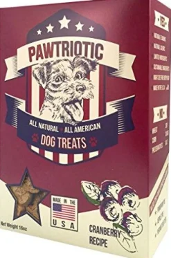 Wet Noses Treats Pawtriotic Treats Cranberry Crunchy Dog Treats - 16 oz Box