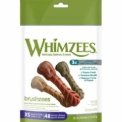 Whimzees Brushzee Dental Dog Chews - Extra Small - 12.7 Oz