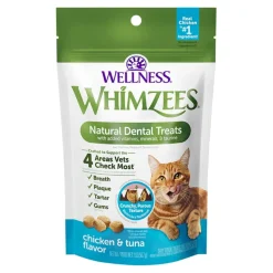 Whimzees Chicken and Tuna Flavored Dental Cat Treats