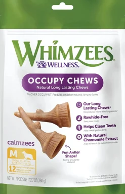 Whimzees Occupy Antler Value Bag Medium Dog Chews - 12.7 Oz