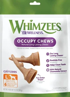 Whimzees Occupy Antler Value Bag Large Dog Chews - 12.7 Oz