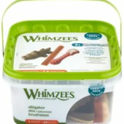Whimzees Variety Pack Dental Dog Chews - Large - 14 Count Pail