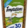 Whiskas Temptations Catnip Fever Soft and Crunchy Cat Treats - 30 oz