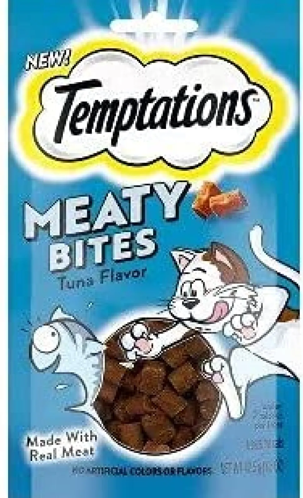 Whiskas Temptations Meaty Bites Tuna Soft and Chewy Cat Treats - 1.5 oz