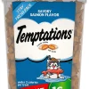 Whiskas Temptations Savory Salmon Soft and Crunchy Cat Treats - 16 oz