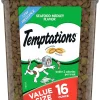 Whiskas Temptations Seafood Medley Soft and Crunchy Cat Treats - 16 oz