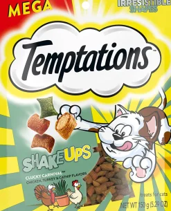 Whiskas Temptations Shake Ups Clucky Carnival Soft and Crunchy Cat Treats - 5.29 oz