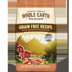 Whole Earth Farms Grain-Free Salmon & Whitefish Dry Dog Food - 12 lb Bag