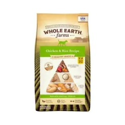 Whole Earth Farms Healthy Grains Chicken & Rice Dry Dog Food - 37 lb Bag