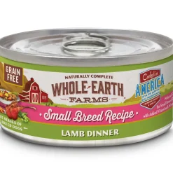 Whole Earth Farms Small Breed Lamb Dinner Canned Dog Food - 3 oz Cans - Case of 24