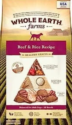 Whole Earth Farms Small-Breed Chicken and Rice Dry Dog Food - 12 Lbs