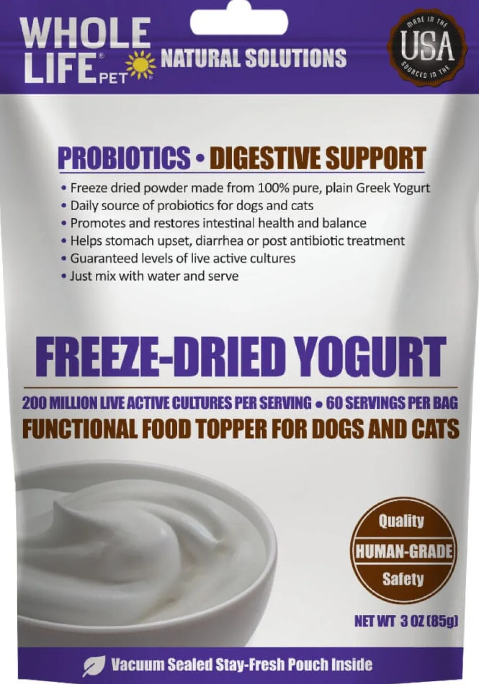 Whole Life Pet Nutritionals Freeze Dried Yogurt Powder