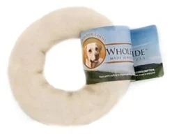 Wholesome Hide Beef Hide Donut Natural Dog Chews - 4 In