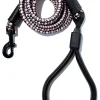 Wigzi Flex Walk Reflective Bungi Cable Dog Leash - Pink - 6 Feet