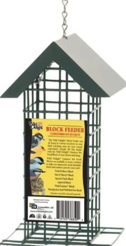 Wild Delight Block Feeder Suet and Seed Cake Wild Bird Feeder - 1 Block