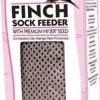 Wild Delight Pink Ribbon Finch Sock Feeder Wild Bird Food - 13 Oz