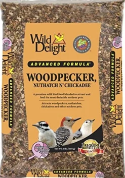 Wild Delight Woodpecker Nuthatch N Chickadee Wild Bird Food - 20 Lbs
