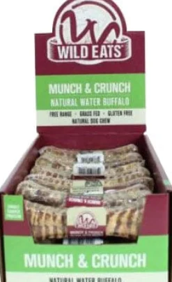 Wild Eats Munch & Crunch Natural Dog Chews - Buffalo - 22 Count