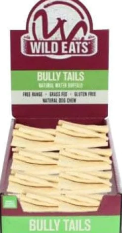 Wild Eats Water Buffalo Tail Natural Dog Chews - Buffalo - 4 Pack - 10 Count