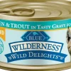 Wilderness Wild Delights Flaked Chicken & Trout in Tasty Gravy Natural Wet Food for Kittens 3 Oz.