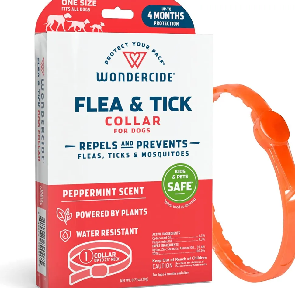 Wondercide Flea & Tick Collar for Dogs - Peppermint