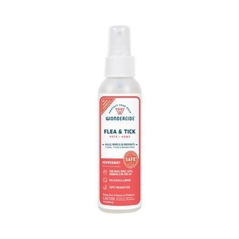 Wondercide Mosquito Flea and Tick Spray for Pets and Home - Peppermint - 4 oz Bottle