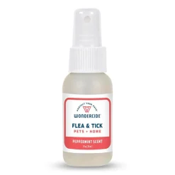 Wondercide Mosquito Flea and Tick Spray for Pets and Home - Peppermint - 1 oz Trial Bottle - Case of 12