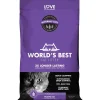 World's Best Cat Litter Corn Clumping Lavendar Scented Multi-Cat Litter - 8 Lbs - 3 Pack